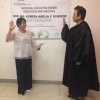 Engr. Julieta Devibar, Vice President for Mindanao, takes her Oath.